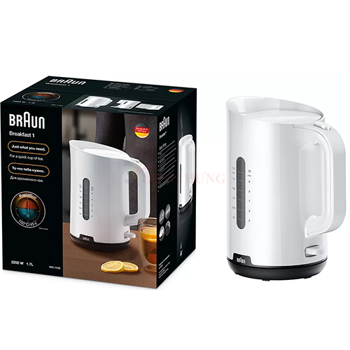 Bình đun siêu tốc Braun WK1100WH - Hàng chính hãng