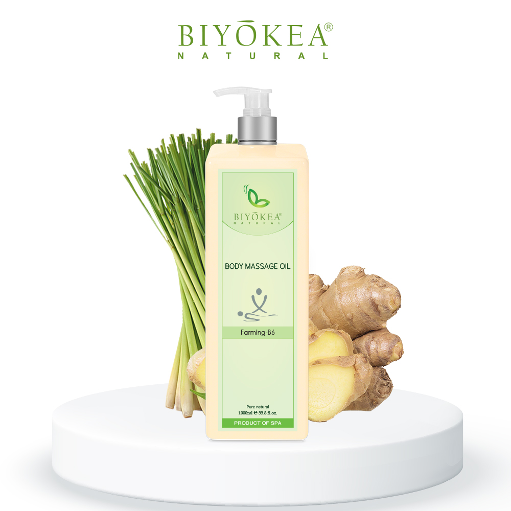 Dầu Massage Body Biyokea - Farming B6 - 1000ml