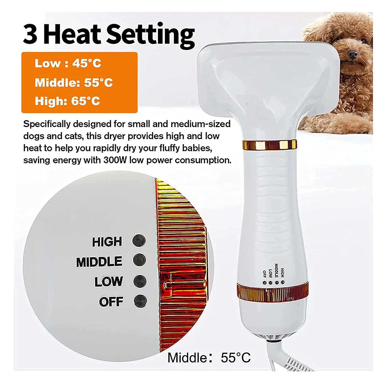 Máy Sấy Lông Thú Cưng 2 Trong 1 Di Động Máy Sấy Lông Lược Cho Thú Cưng Chó Mèo