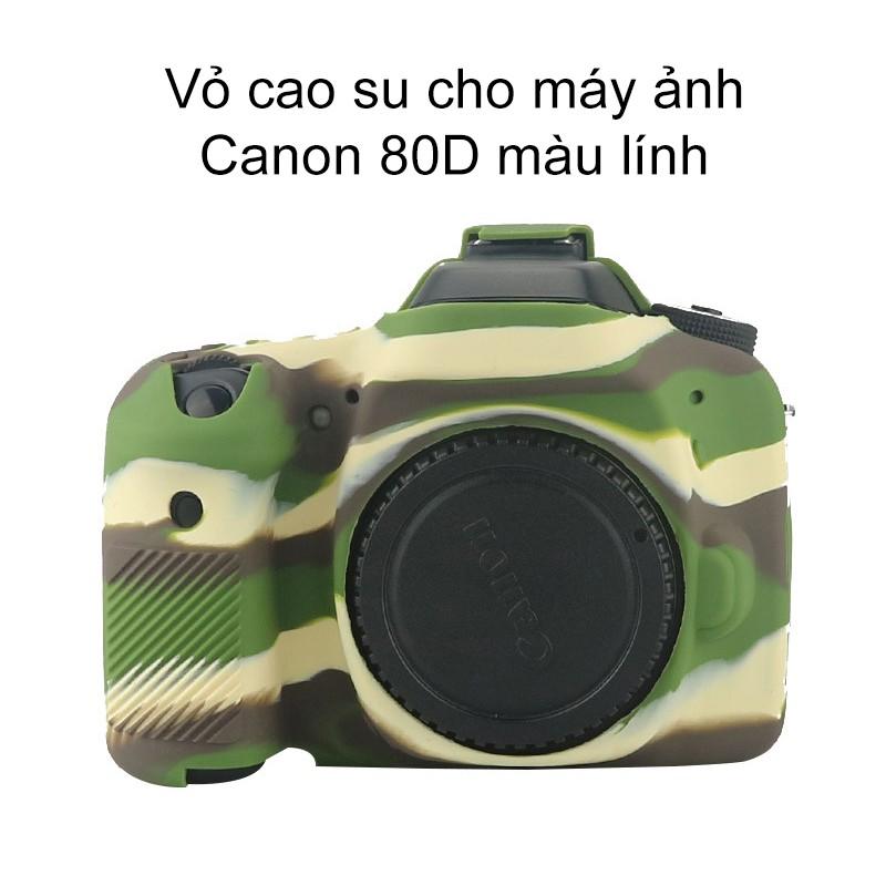 Vỏ cao su cho máy ảnh Canon 80D