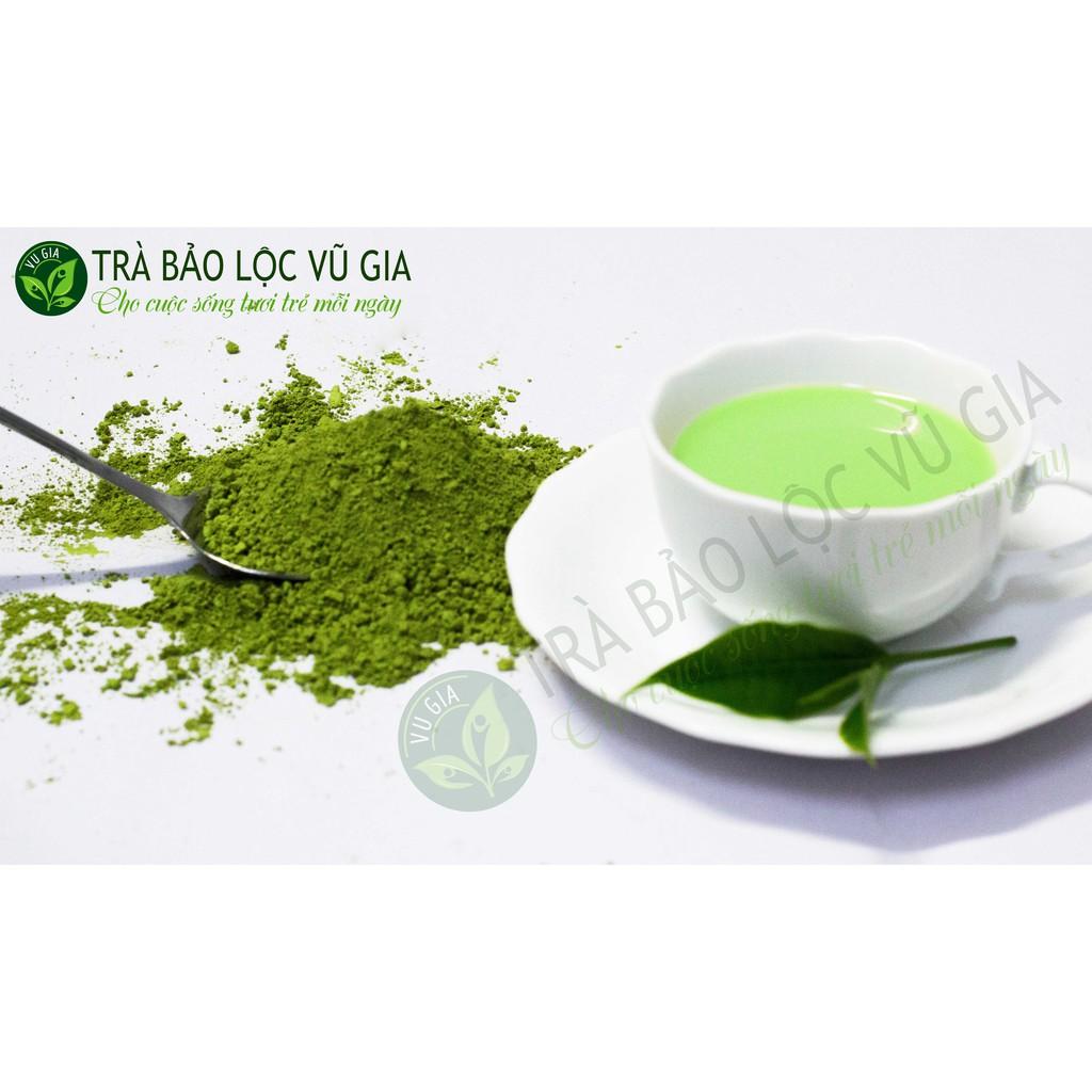 Combo Bột Trà Xanh + Tinh Bột Nghệ Nguyên Chất Vũ Gia + Tặng 5 Mặt Nạ Giấy