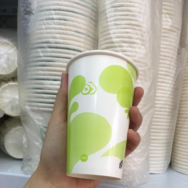 100 cốc giấy dùng 1 lần 350ml