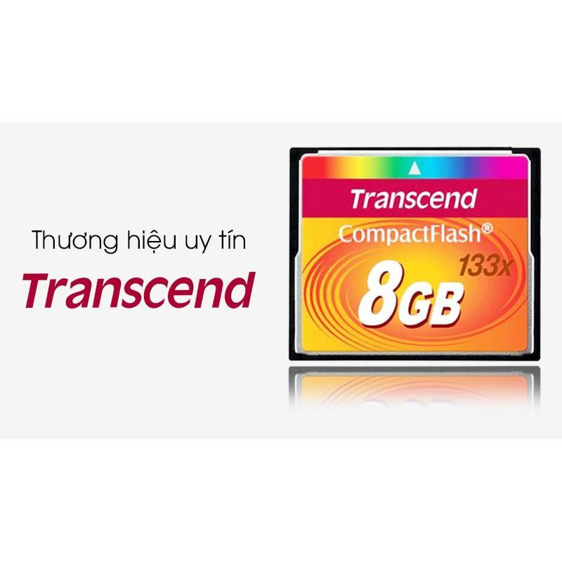 Thẻ nhớ Transcend CF 8GB (133x Speed) Hàng nhập khẩu