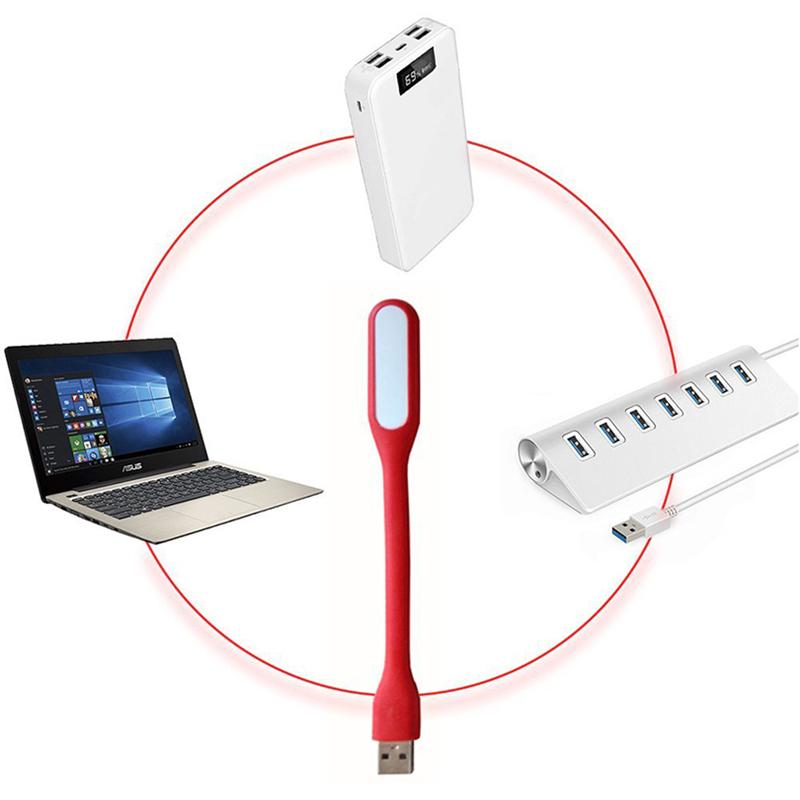 Đèn led USB mini siêu sáng,đèn đọc sách cổng gắn máy tính điện thoại,sạc dự phòng thiết kế nhỏ gọn tiện lợi
