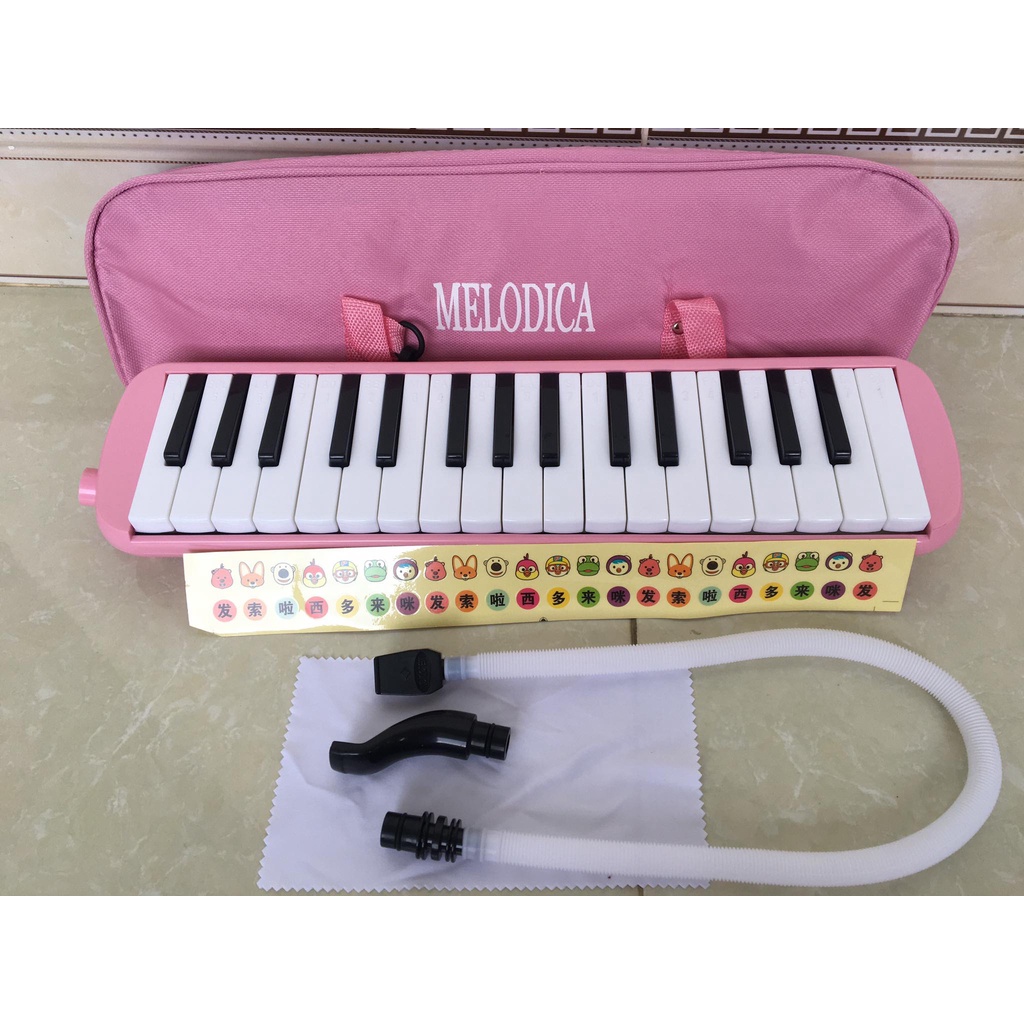 Kèn melodion- Melodica-đàn pianica 32 và 37 phím kèm phụ kiện ,túi đựng, khăn lau hàng cao cấp
