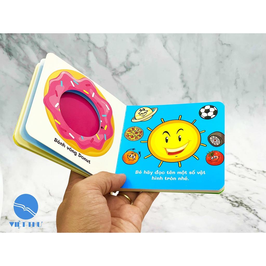 Sách - Đố Bé Ở Sau Là Gì - Song Ngữ Anh Việt - Hình Dạng - Shapes