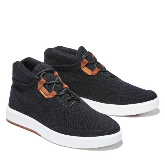 Original Giày Thể Thao Cổ Cao Nam Timberland True CloudEK+ Knt Mod Chka Black Knit TB0A28GA04