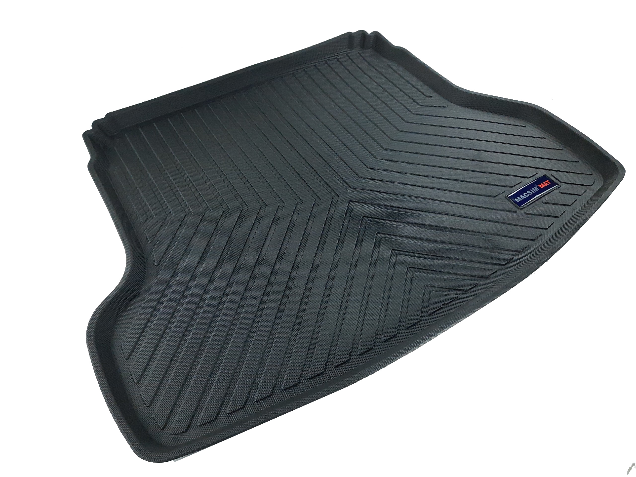 Thảm lót cốp hn xe ô tô Kia K3 ( Kia Cerato) 2017-đến nay nhãn hiệu Macsim chất liệu TPV cao cấp màu đen(AT012)