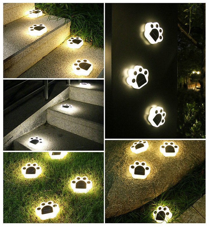 Bộ 4 Đèn LED Chân Gấu Sân Vườn BearFoot-Luz Solar - Home and Garden
