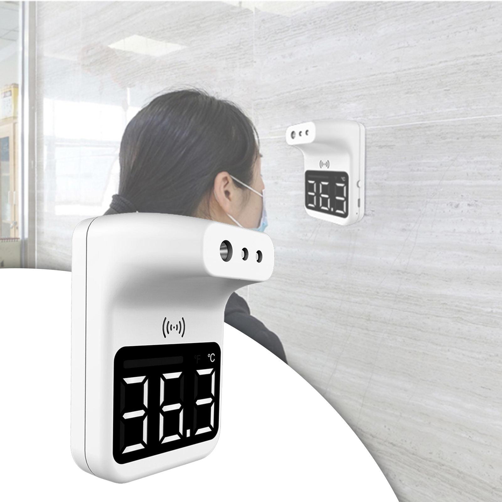 Wall-Mounted Infrared No-Contact Body Thermometer Temperature for School