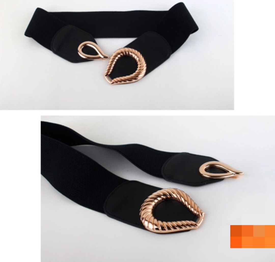 Thắt lưng nữ dây nịt nữ đai váy bản to 7cm Thun Co Giãn mang Đầm váy Casual Thời Trang Hàn QUốc dona23052901