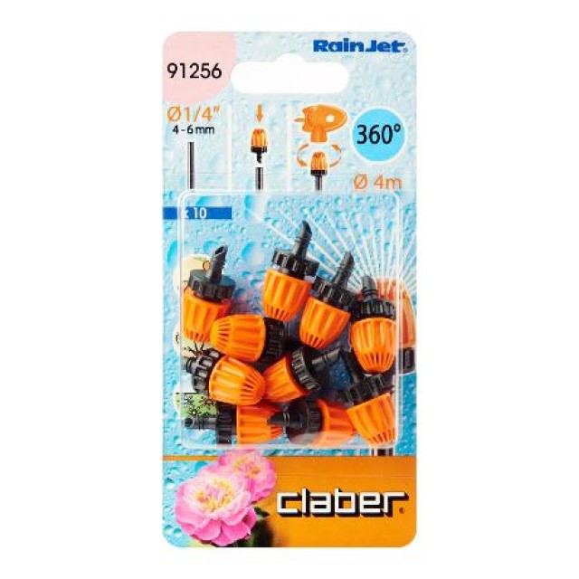 Đầu phun tưới Claber 360 độ (Hộp 10 cái)/ Adjustable Micro-Sprinkle Claber 91256