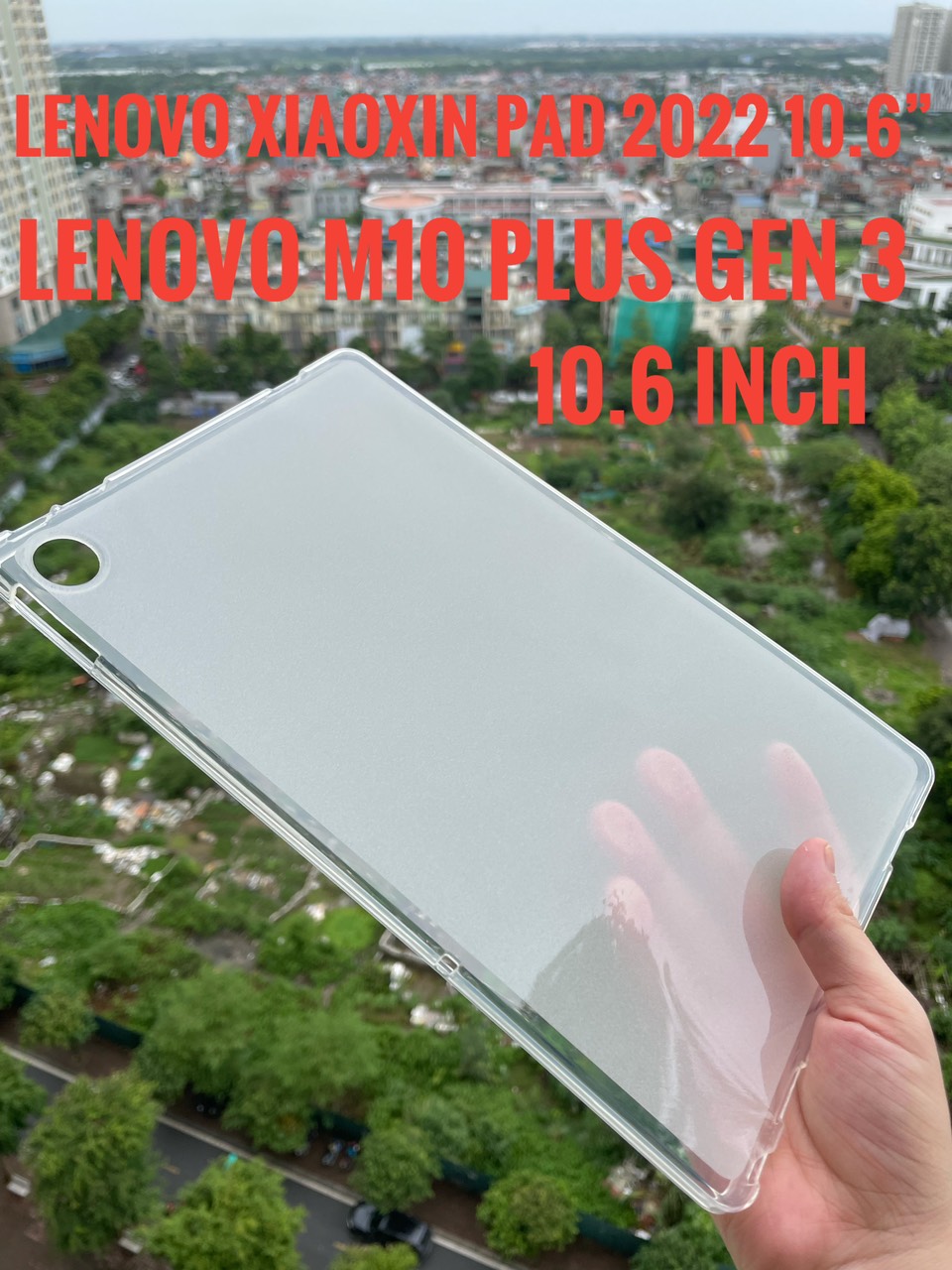 Ốp lưng dẻo cho Lenovo Tab M10 Plus 2022 10.6 inch/ Xiaoxin Pad 2022 lưng nhám mờ