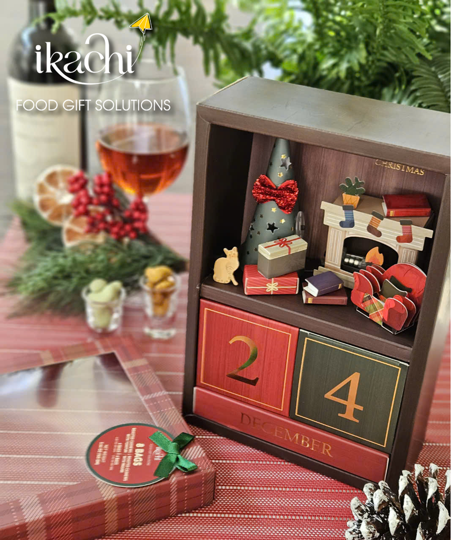 Set Quà Giáng sinh xanh &quot;Warm Christmas&quot; - Hộp lịch Noel, Quà tặng Noel ý nghĩa cho gia đình, doanh nghiệp