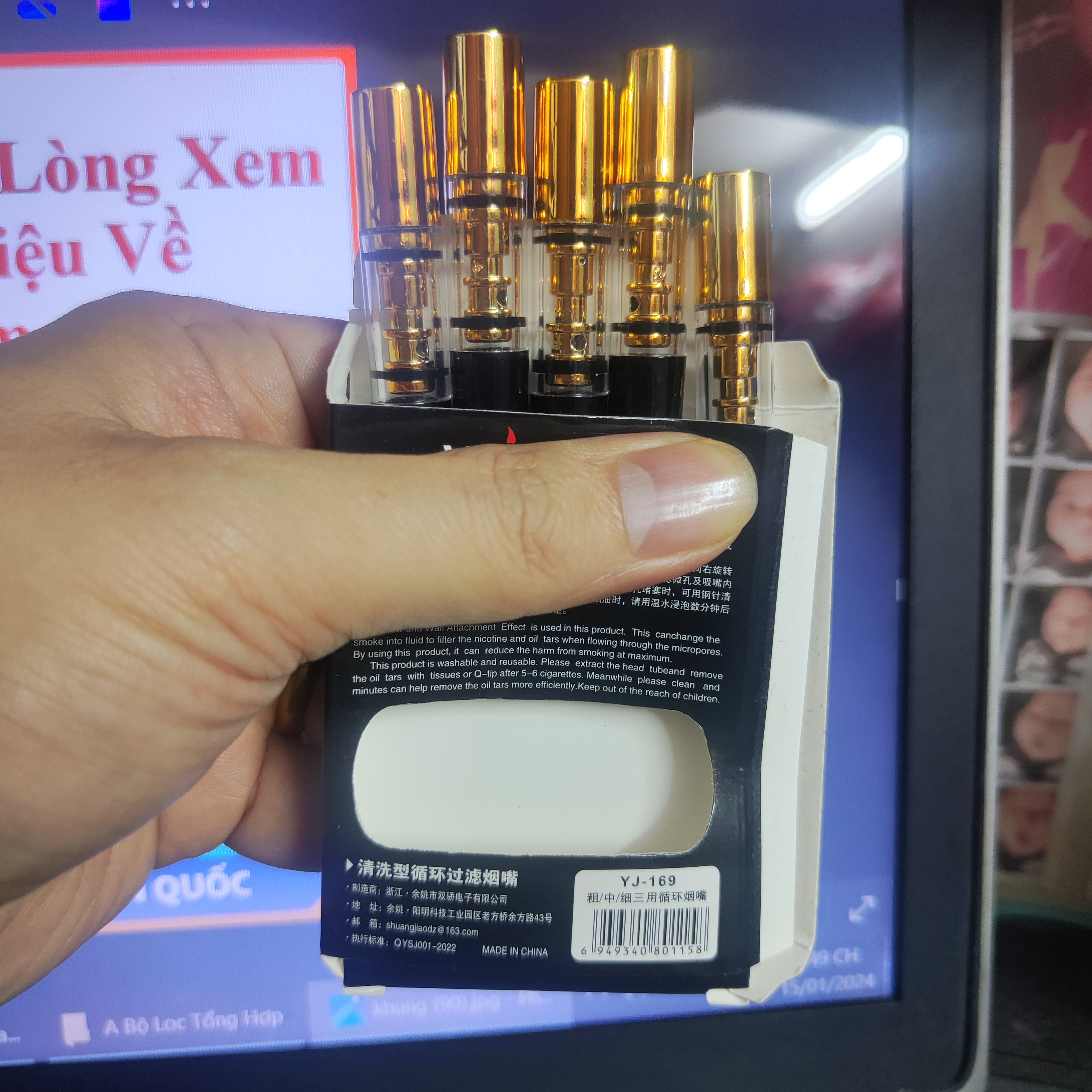 Đầu Lọc Thuốc L.á Hộp 5 Cái Đa Năng FULLSIZE, Cả 5 Đều Dùng Chung Được Cho Cả Đầu Lớn &amp; Vừa &amp; Nhỏ, Vệ Sinh Tái Sử Dụng Nhiều Lần [ Jet Mèo, Caraven Demi, Esse, Thăng Long Det, Sài Gòn Nhỏ. Kent, 555... ]