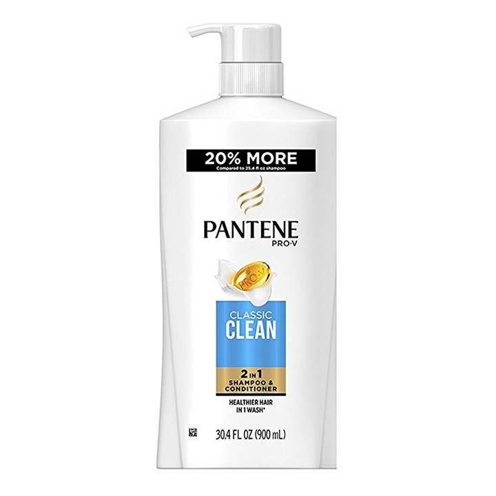 Dầu Gội &amp; Xả Pantene Pro-V Clacssic Clean 2in1 820 ml - USA