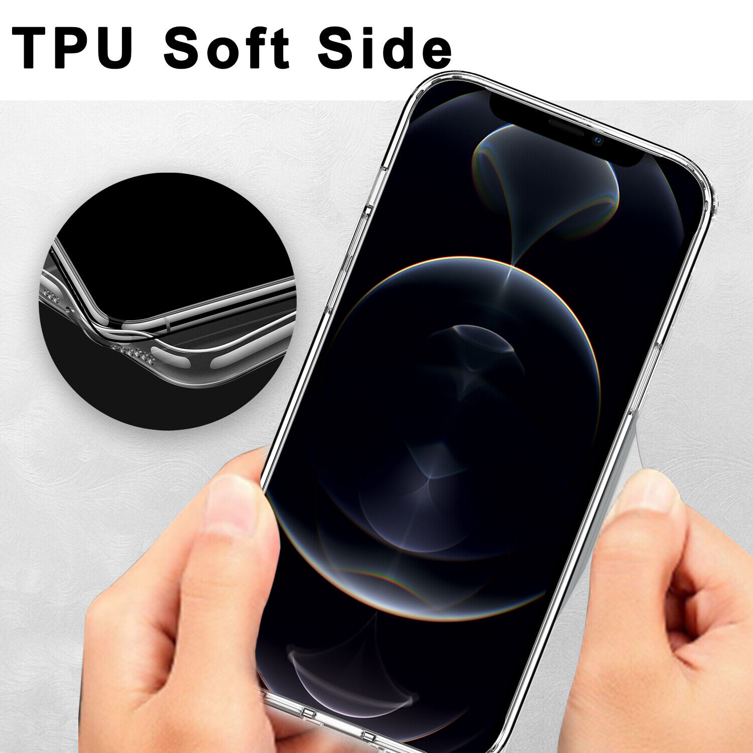 Ốp lưng dành cho iPhone 12 / 12 Pro / 12 Pro Max chống sốc trong suốt siêu mỏng 0.88mm hiệu X-Level Sparkling Series độ trong tuyệt đối, chống trầy xước, chống ố vàng, tản nhiệt tốt - hàng nhập khẩu