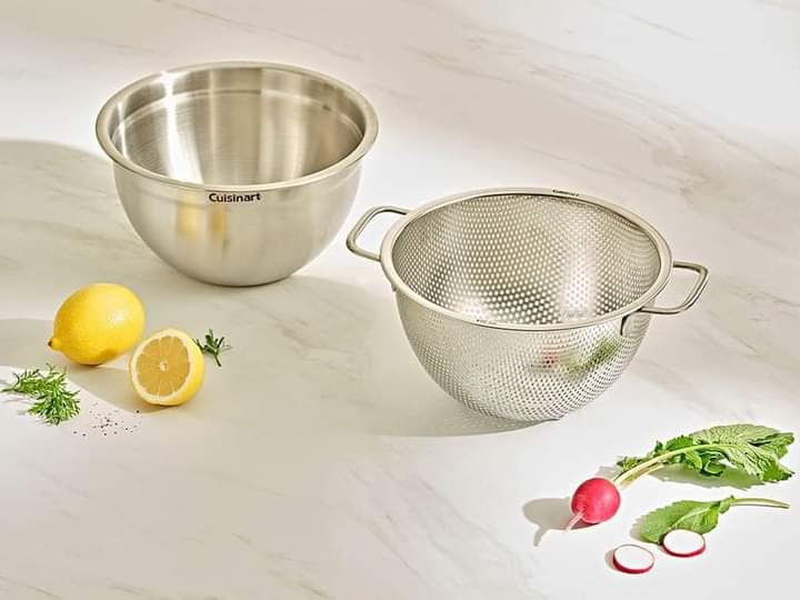 Sét rổ kèm âu inox Cuisinart 20cm hàng chính hãng