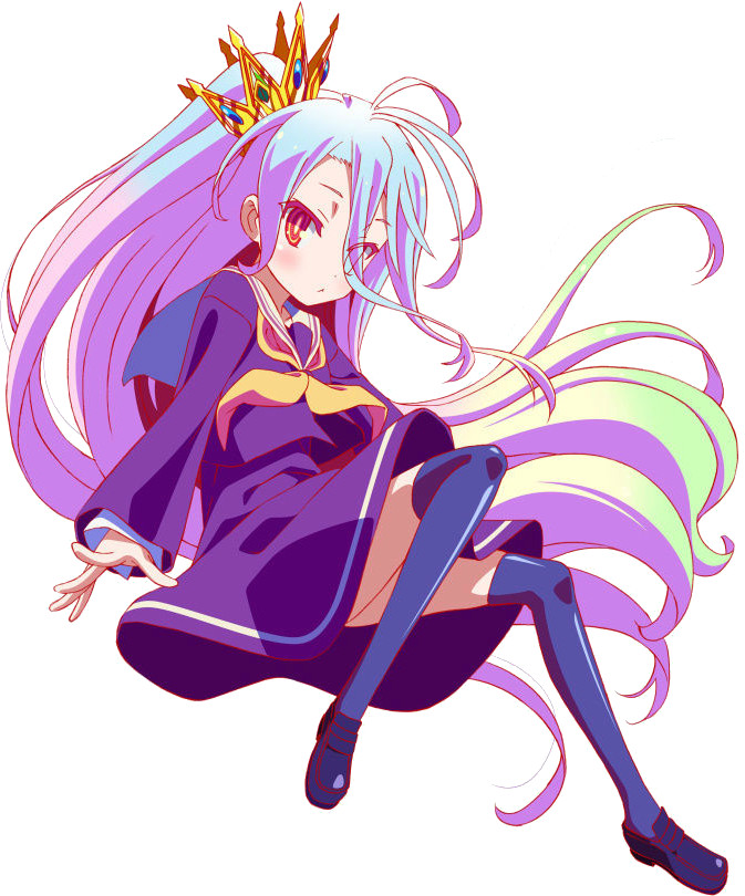 Tranh Poster No Game No Life A4 combo 5 tấm khác nhau