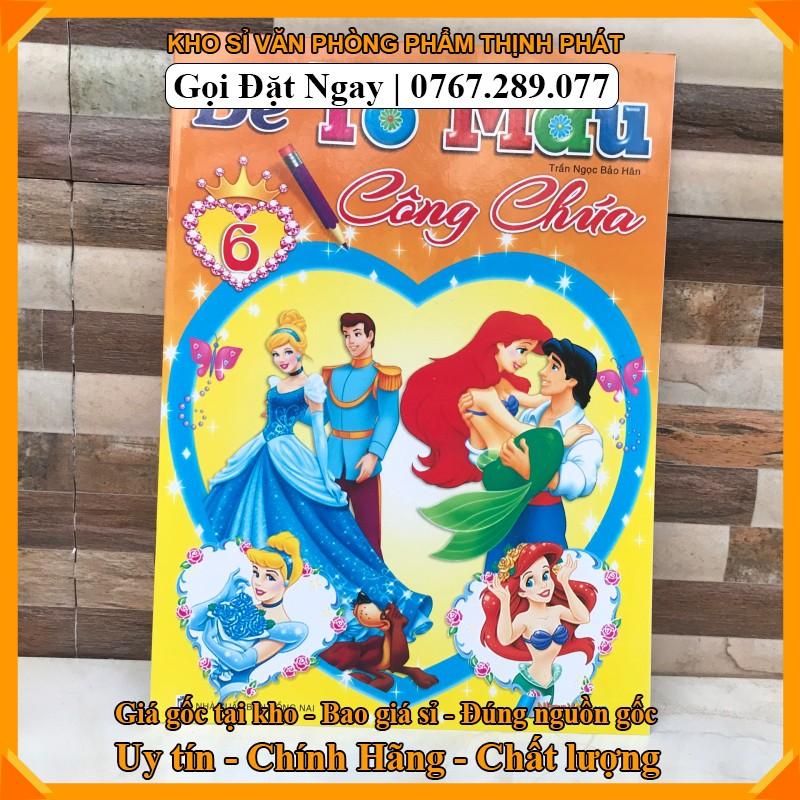 BÉ TẬP TÔ MÀU CÔNG CHÚA