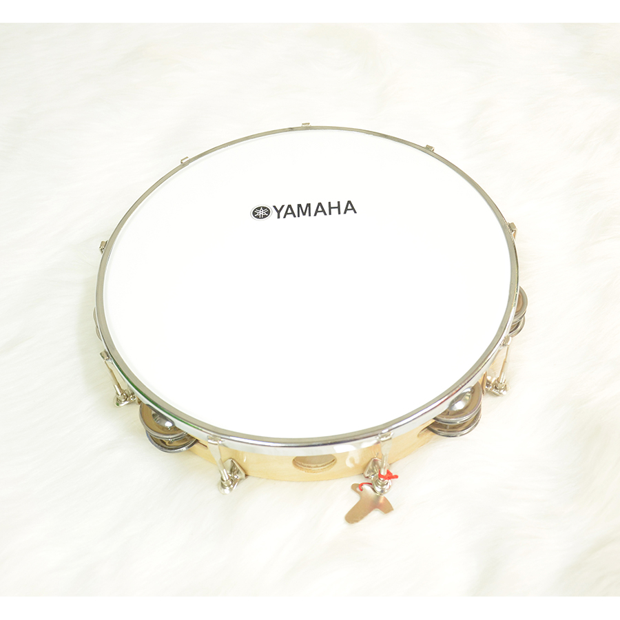 Trống Lắc Tay - Lục Lạc Gõ Bo Tambourine Yamaha MT5 GỖ