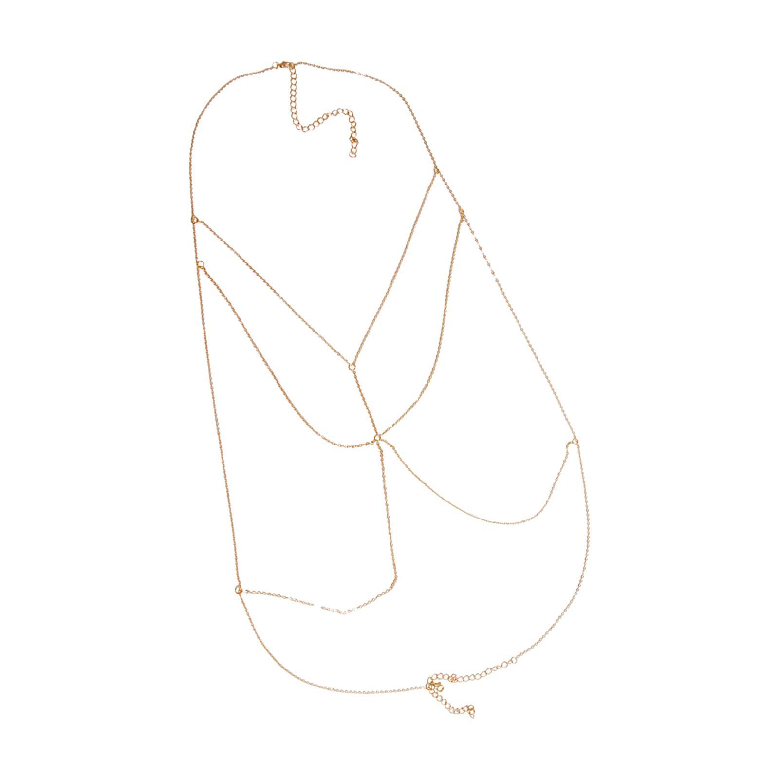 Crystal Bikini Bra Body Chain Popular Multi-Layer Jewelry Chains for Wedding Girls