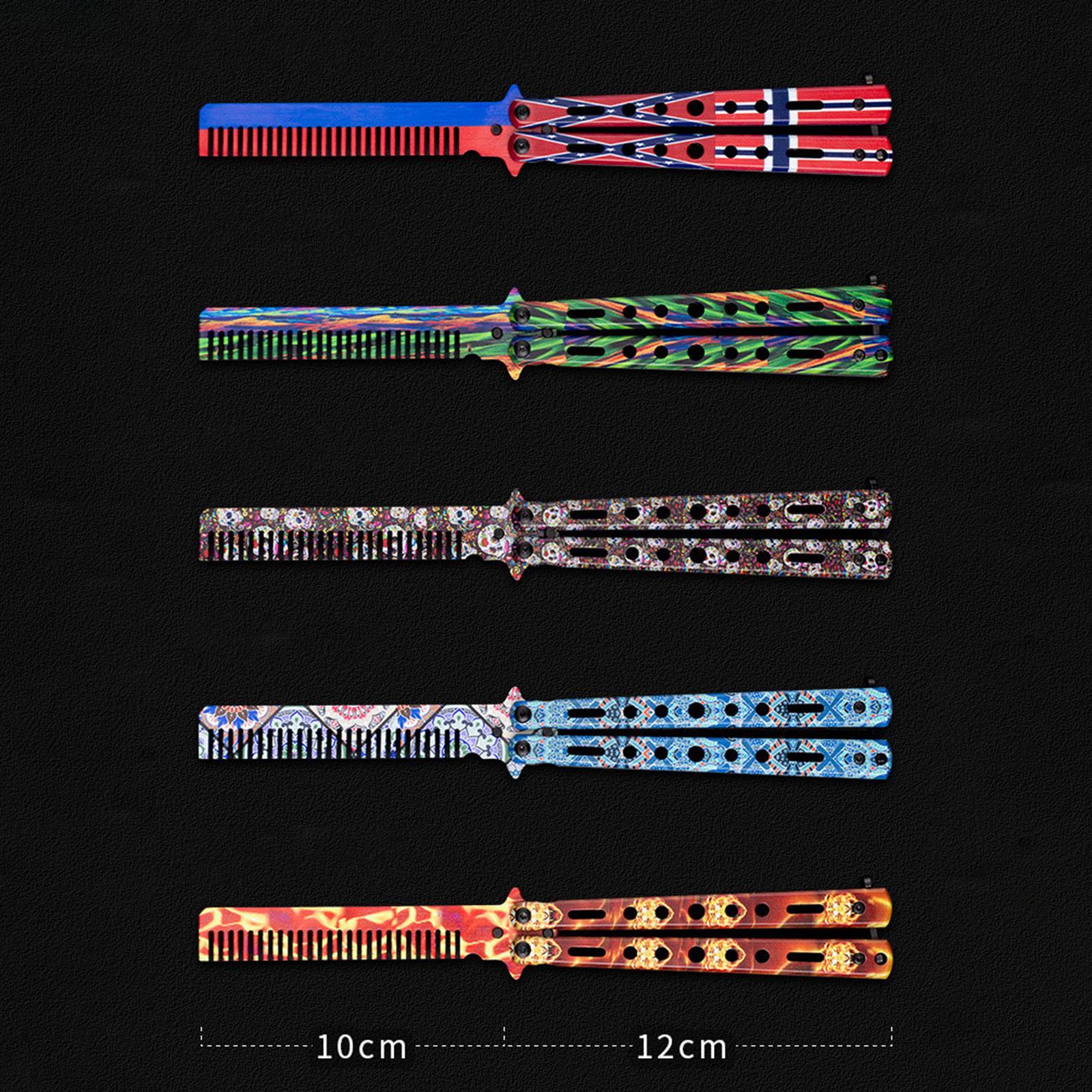 Practice Butterfly Comb Trainer Training Comb for Hiking Home