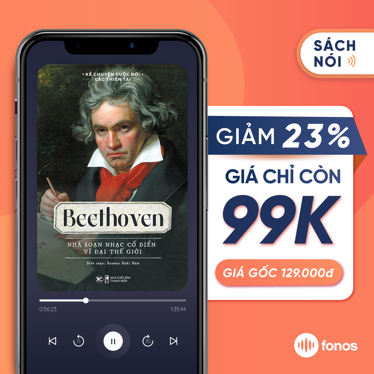 Sách nói: Beethoven - Nhà Soạn Nhạc Cổ Điển Vĩ Đại Thế Giới