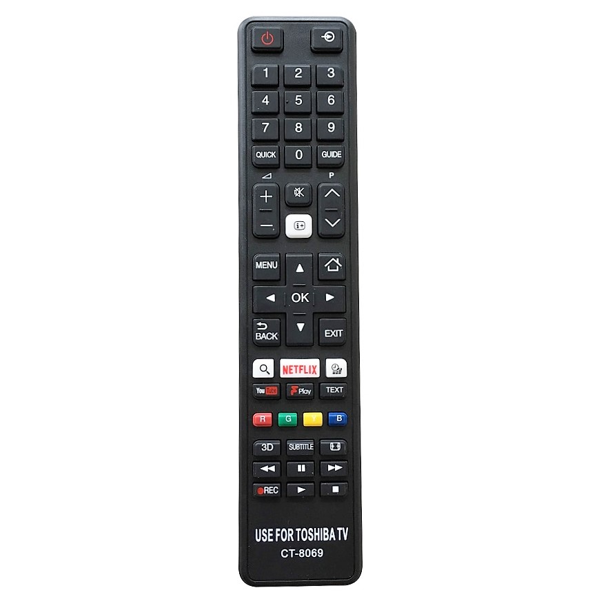 Remote Điều Khiển Dùng Cho Smart TV, TV LED Toshiba CT-8069