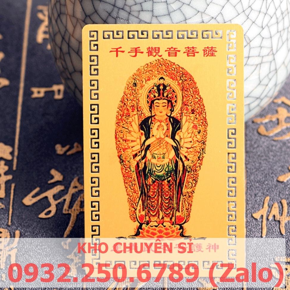 Kim Bài Phật Bản Mệnh 12 Con Giáp - TUỔI TÝ - THIÊN THỦ THIÊN NHÃN may mắn, cầu bình an
