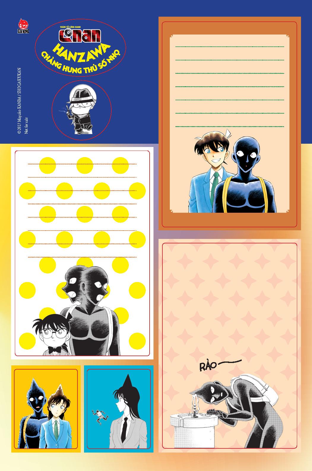 Thám Tử Lừng Danh Conan - Hanzawa Chàng Hung Thủ Số Nhọ - Tập 7 - Tặng Kèm Bảng Sticker