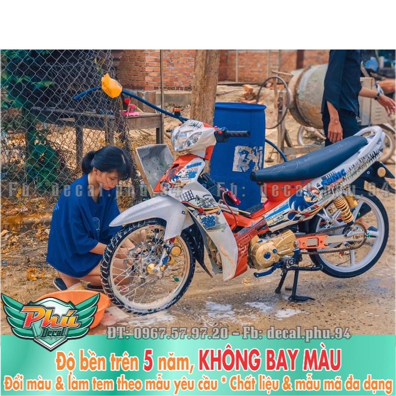 Tem rời sirius Trắng cam jake Mới -1