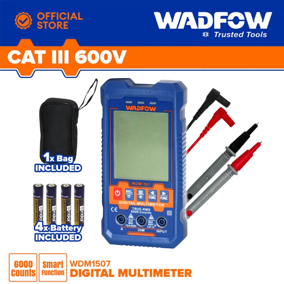ĐỒNG HỒ VẠN NĂNG KỸ THUẬT SỐ 600V-6000 SỐ ĐẾM WADFOW WDM1507 - HÀNG CHÍNH HÃNG