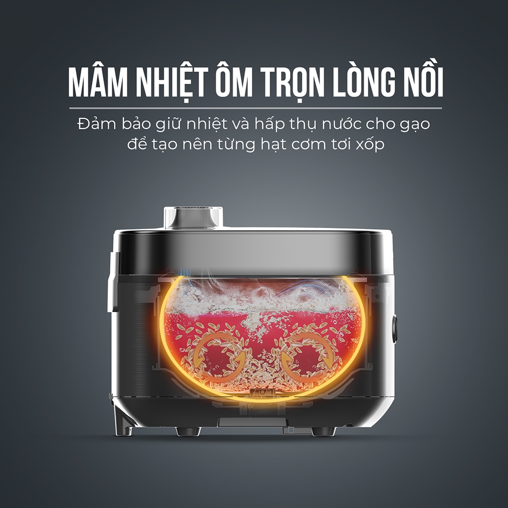 Nồi cơm điện tử Elmich RCE-1807 - Hàng chính hãng
