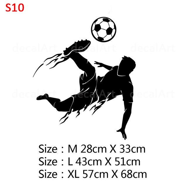 Decal trang trí tiệm bóng đá