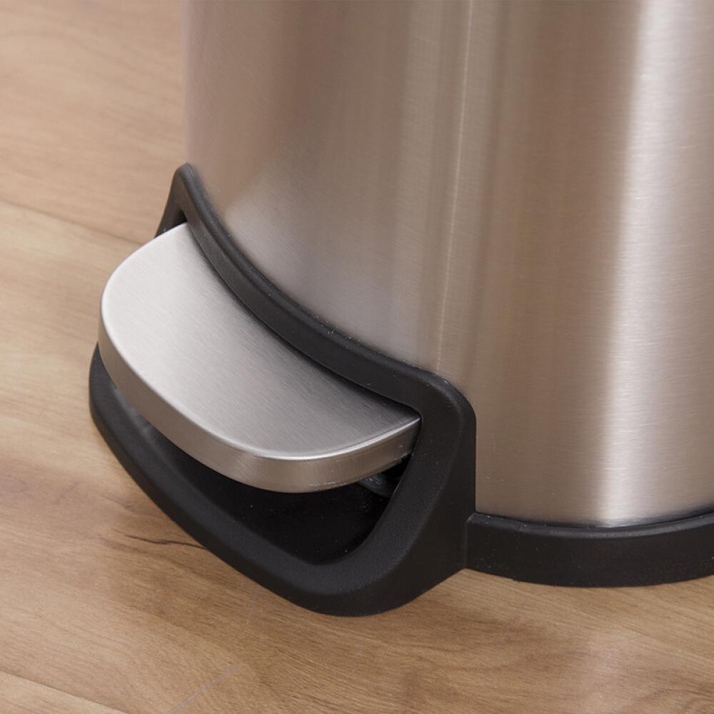 Stainless Steel Step Rubbish Trash Can 10L Living Room Hotel Garbage Bin Silent