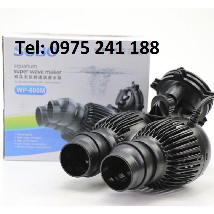 Máy thổi luồng tạo sóng hồ cá bể cá Sobo WP 800M, 25W, tầm thổi phù hợp cho bể từ 120 - 250cm