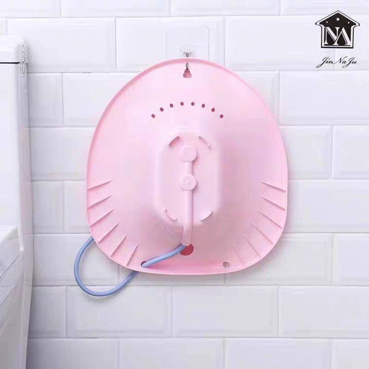 Chậu xông hơi vệ sinh phụ nữ có vòi xịt để vừa bồn cầu toilet. Shop giao mầu ngẫu nhiên - Hàng Chất Lượng