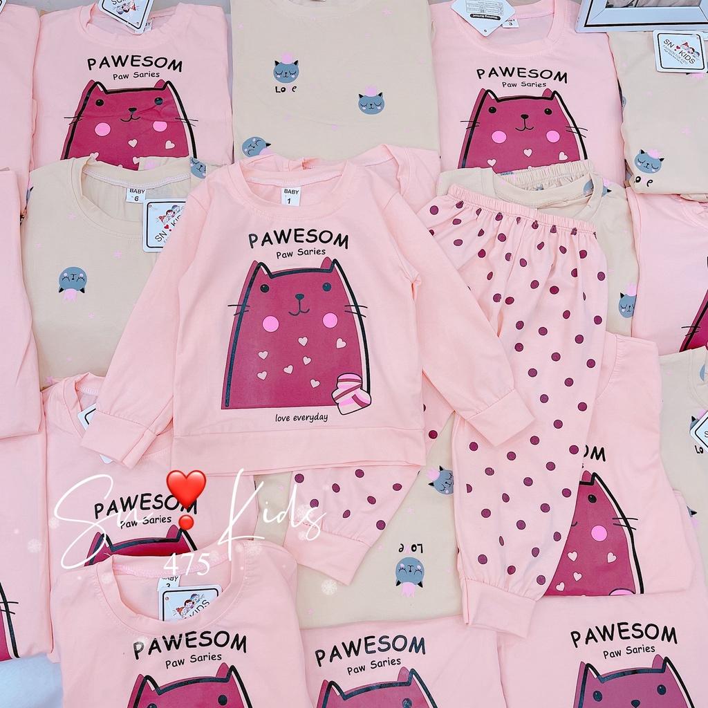 Bộ dài tay chất cotton cho bé