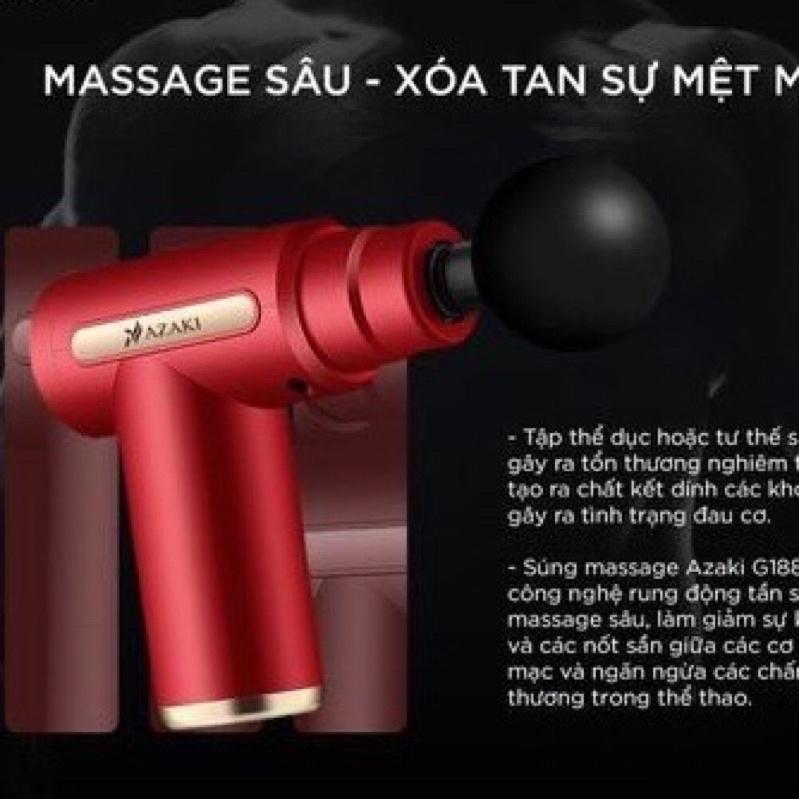 Máy massage cầm tay 6 chế độ - súng massage trị đau giãn cơ