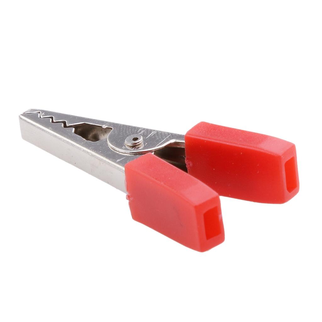 10 Pieces 35mm Alligator Crocodile Test Clips Clamps Lead Probe Connector