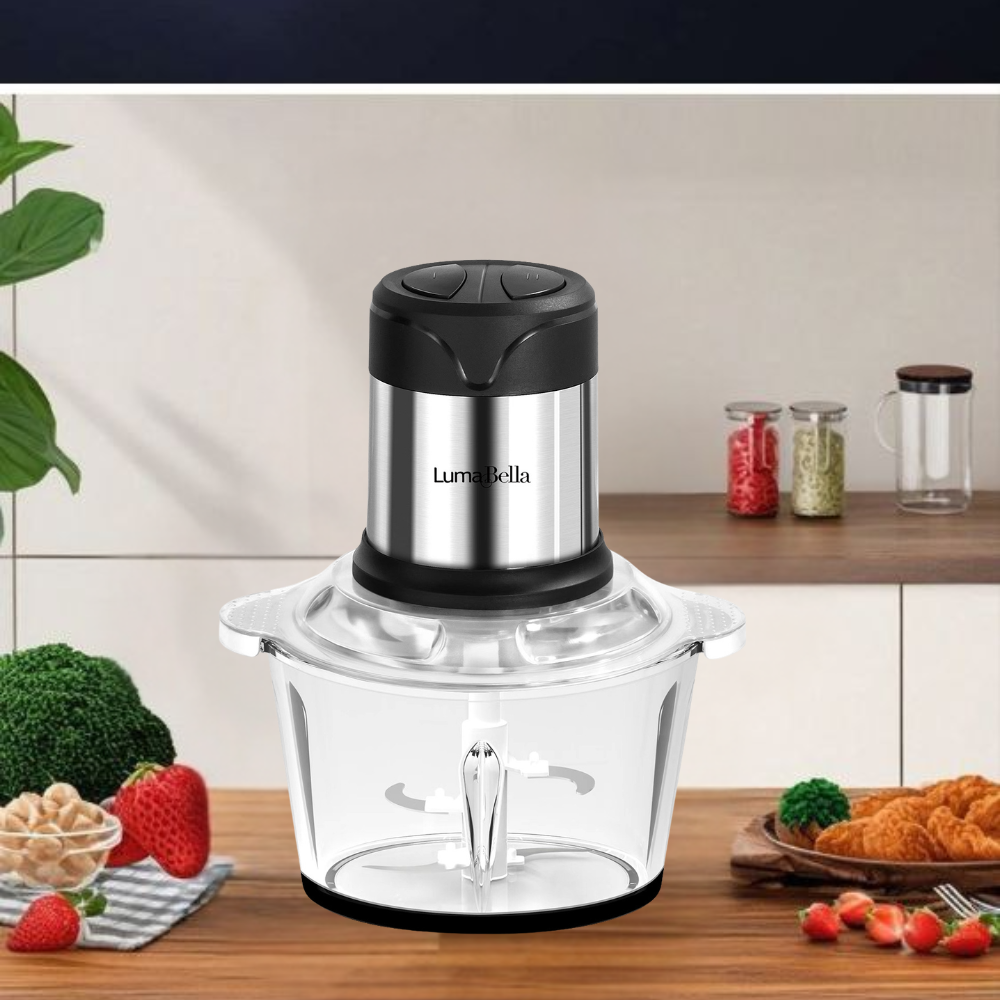 Máy Xay Thịt Đa Năng Lumabella B-5003 Công Suất Cao 500W, Dung Tích Lớn 2L, Xay Nhuyễn Mọi Loại Thực Phẩm Nhanh Chóng - DELIYA - HÀNG CHÍNH HÃNG