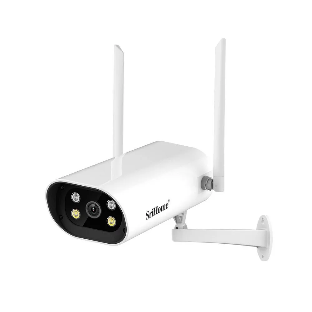 Camera IP không dây ngoài trời chống nước chống bụi Srihome SH037 QHD 4MP hỗ trợ wifi chuẩn 5G - HÀNG CHÍNH HÃNG