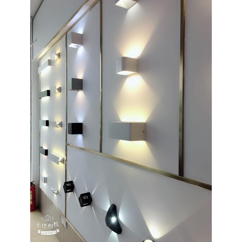 Đèn hắt tường LED chiếu sáng 2 đầu vuông