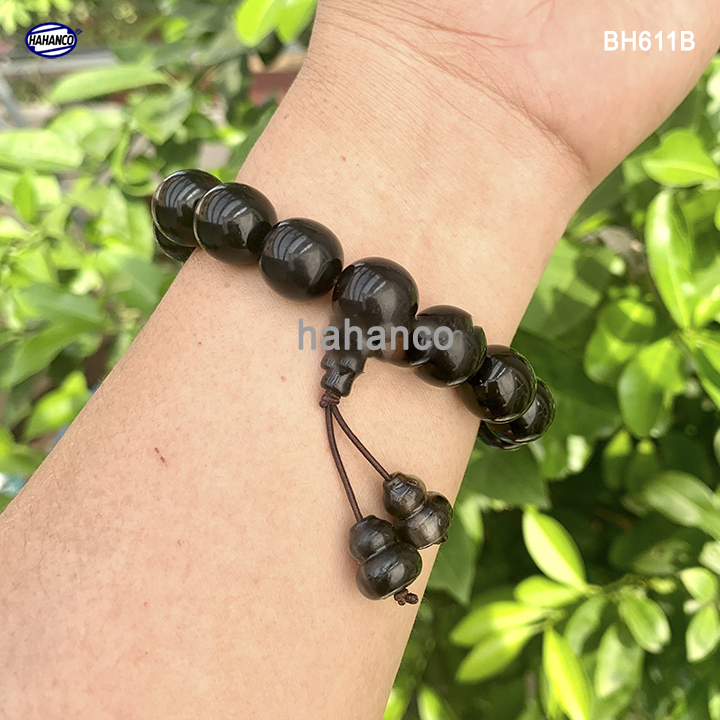 Vòng tay sừng Hồ Lô phong thủy (Đủ Size &amp; màu) BH611 - Tĩnh tâm - Phong Thủy hút Tài Lộc - Bracelet of HAHANCO