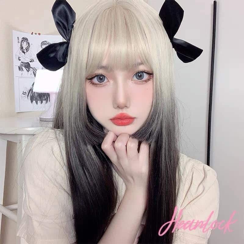 Tóc giả nguyên đầu coplay dễ thương- lưới trùm tóc