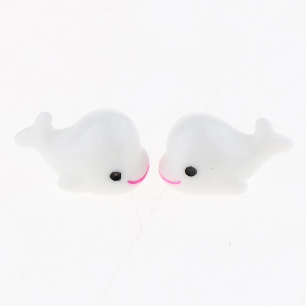 10 Pcs Aquarium Micro Landscape Decoration Fish Tank Ornament Dolphin