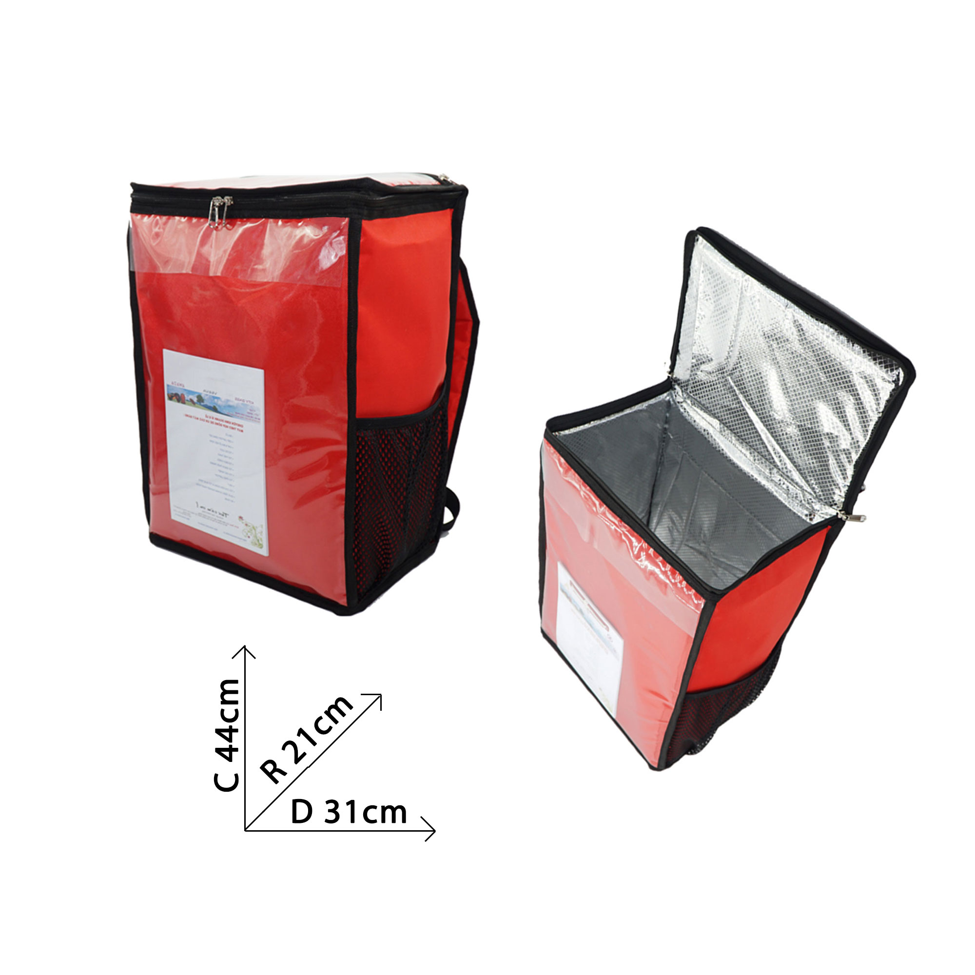 Balo Giữ Nhiệt 28 lít Đa Năng KhoNCC Hàng Chính Hãng - Chuyên Dùng Cho Các Shipper Giao Hàng Đồ Ăn Giữ Được Nhiệt Độ Lâu - KKT-7168-BLGHD