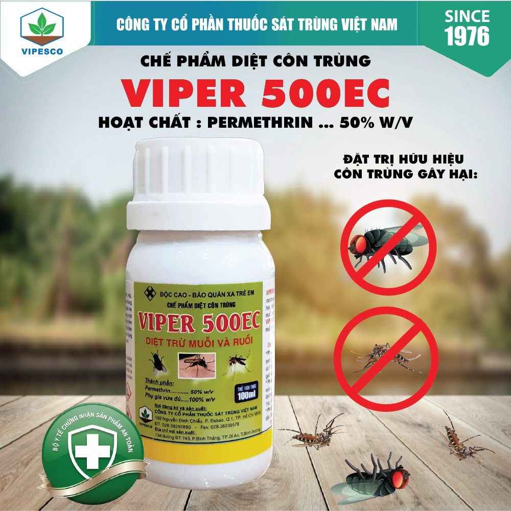 VIPER 500EC (100ml) - DIỆT TRỪ MUỖI VÀ RUỒI