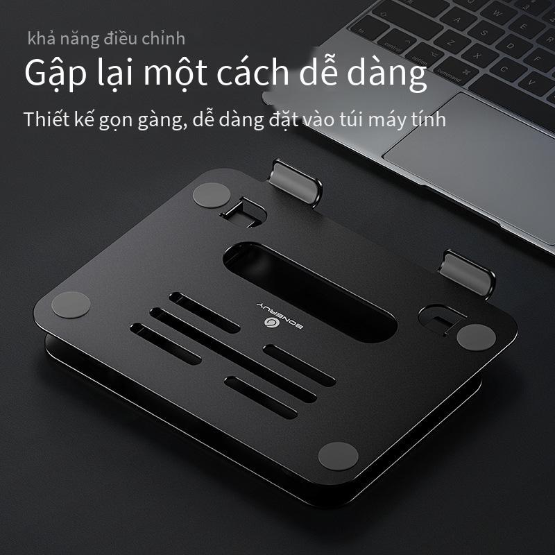 Giá đỡ máy tính xách tay để bàn nâng cấp theo phong cách mới nhất tăng khả năng tản nhiệt gấp nâng giá đỡ máy tính xách tay bằng hợp kim nhôm